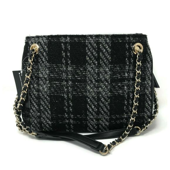 INC International Concepts Handbags - 4/$25 INC Deliz Plaid Chain Shoulder Bag NWT